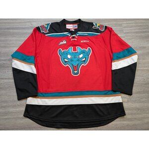 CCM Kelowna Rockets Adult XL Alternate Jersey WHL CHL Red Logo Ogopogo